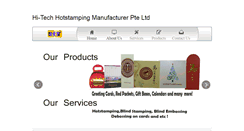 Desktop Screenshot of hitechhotstamping.com